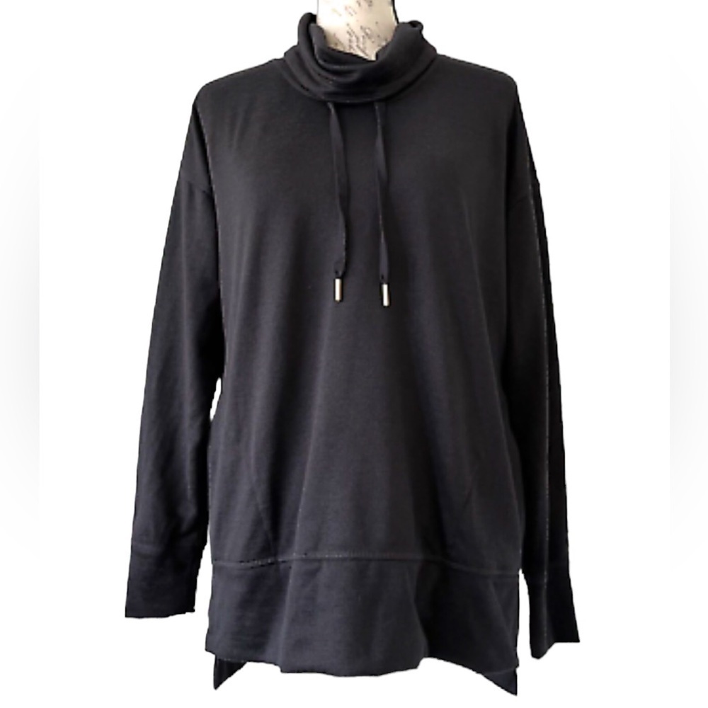 Old Navy Black Cowl Neck Knit Oversized Pullover Sweatshirt size 4X